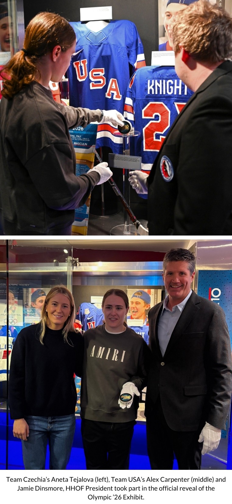 he Hockey Hall of Fame proudly unveiled its highly anticipated Olympic '26 Exhibit