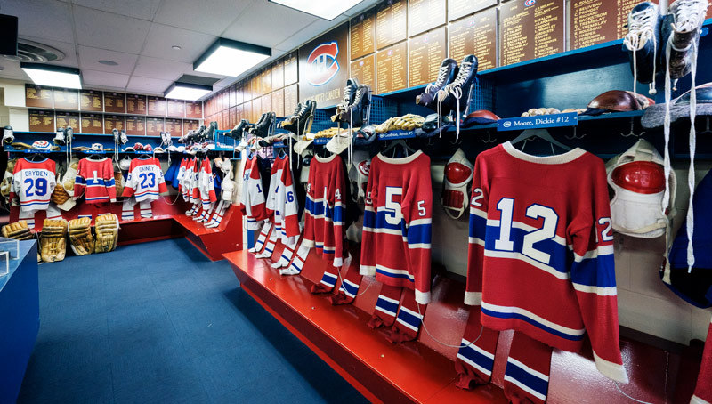 Canadiens Dressing Room